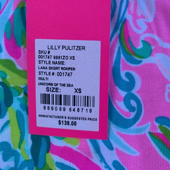 NWT Lilly Pulitzer Lana Skort Romper Dress XS - Picture 4 of 6